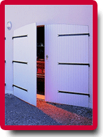 Porte de garage sur mesure battante